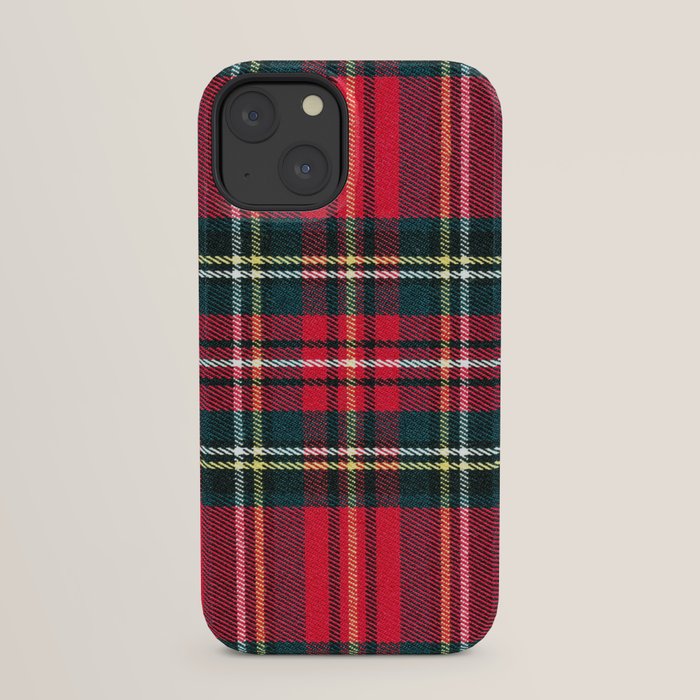 Black Red Tartan Plaid Scottish Pattern iPhone Case Gallery Image 29