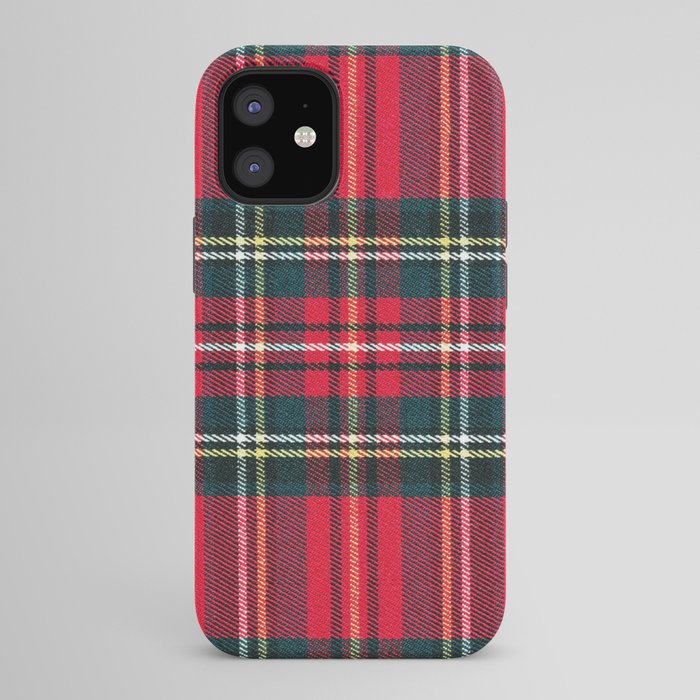 Black Red Tartan Plaid Scottish Pattern iPhone Case Gallery Image 42