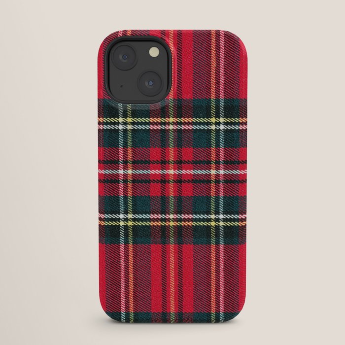 Black Red Tartan Plaid Scottish Pattern iPhone Case Gallery Image 25