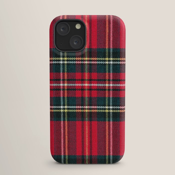 Black Red Tartan Plaid Scottish Pattern iPhone Case Gallery Image 17