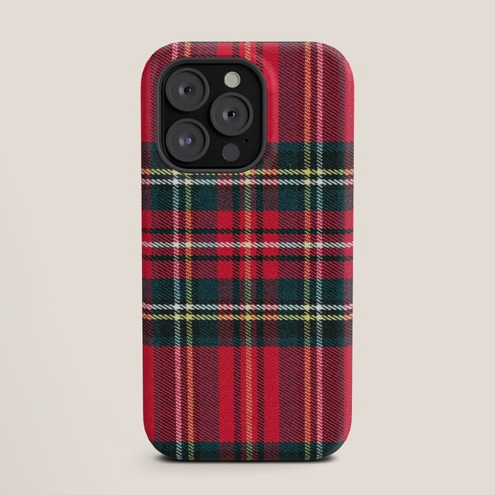 Black Red Tartan Plaid Scottish Pattern iPhone Case Gallery Image 19