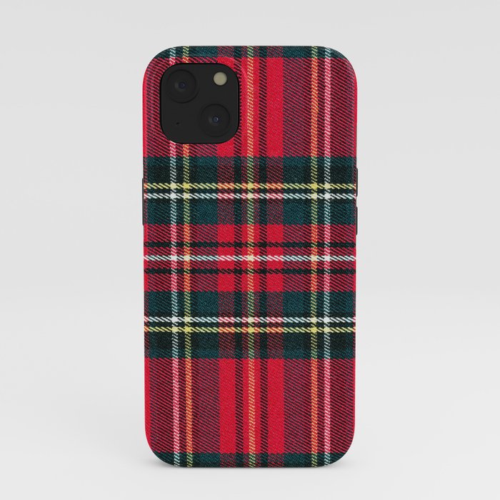 Black Red Tartan Plaid Scottish Pattern iPhone Case Gallery Image 37