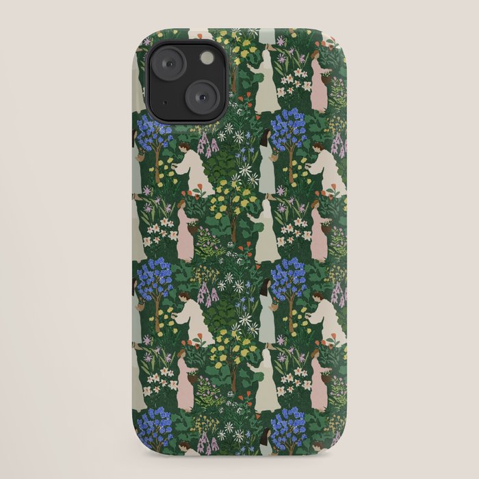 Ladies working in the garden iPhone Case Gallery Image 18