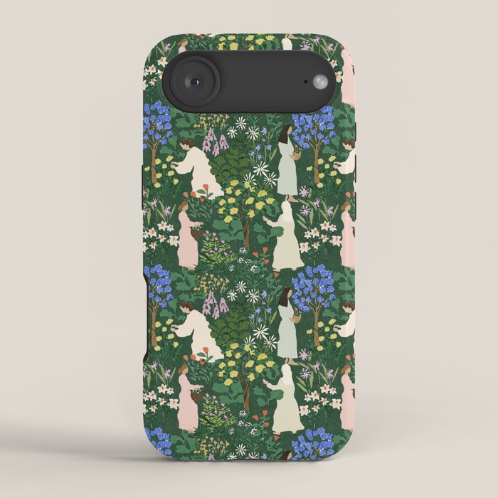 Ladies working in the garden iPhone Case Gallery Image 2