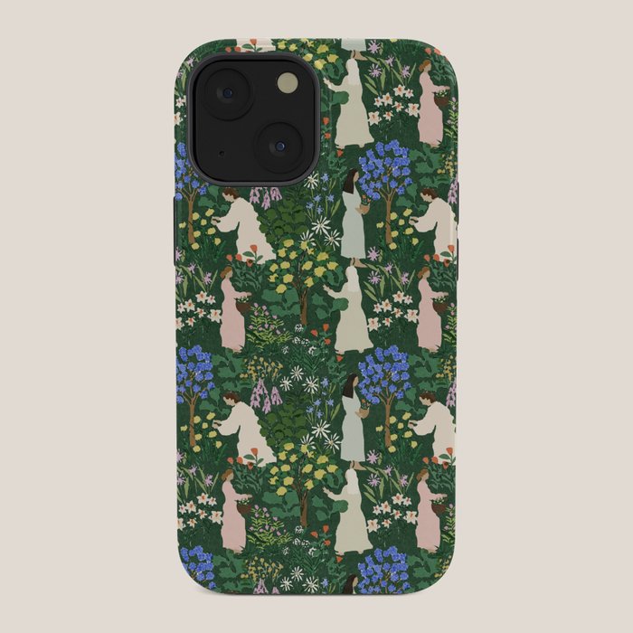 Ladies working in the garden iPhone Case Gallery Image 34