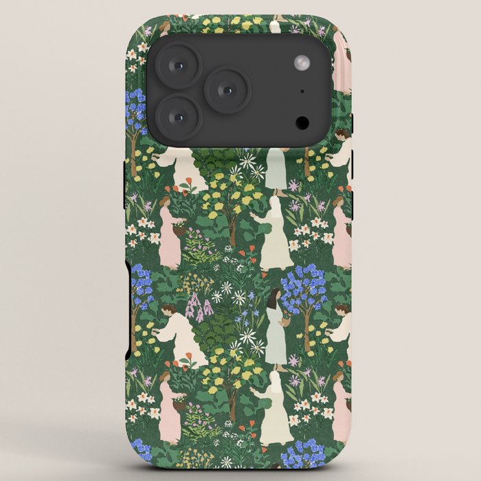 Ladies working in the garden iPhone Case Gallery Image 7