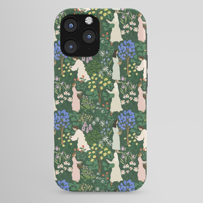 Ladies working in the garden iPhone Case Gallery Image 44