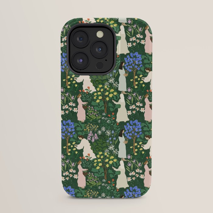 Ladies working in the garden iPhone Case Gallery Image 23