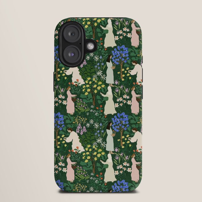 Ladies working in the garden iPhone Case Gallery Image 9