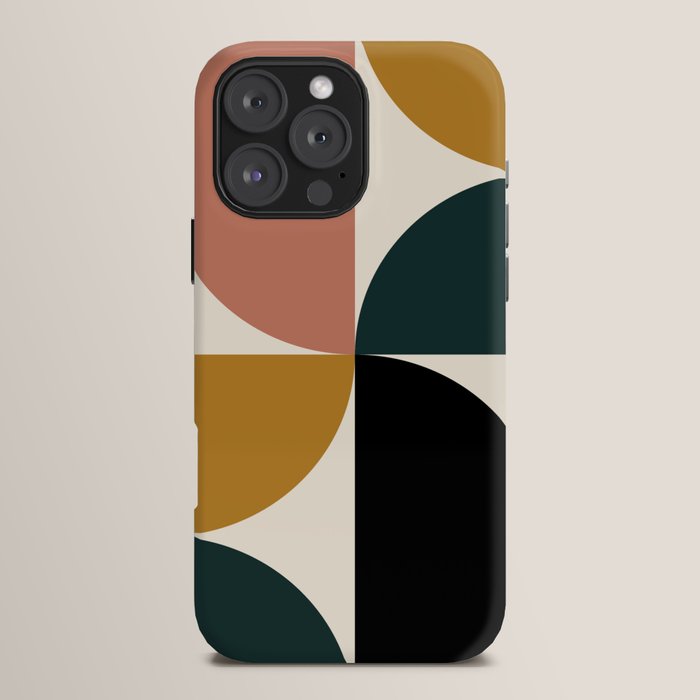 Bauhaus Mid Century Modern Geometric I iPhone Case Gallery Image 16
