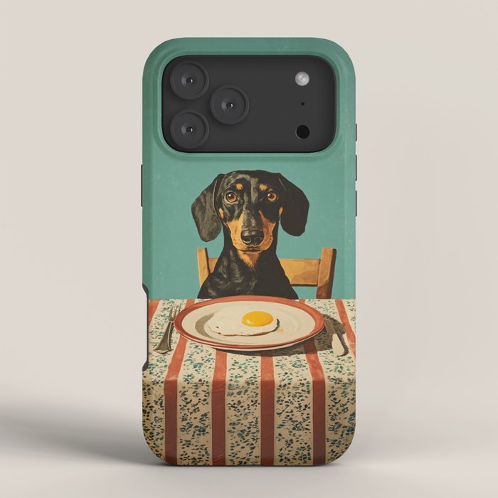 Dachshund Waiting For Breakfast iPhone Case Gallery Image 4