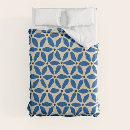 Blue flower pattern Duvet Cover Gallery Image 8