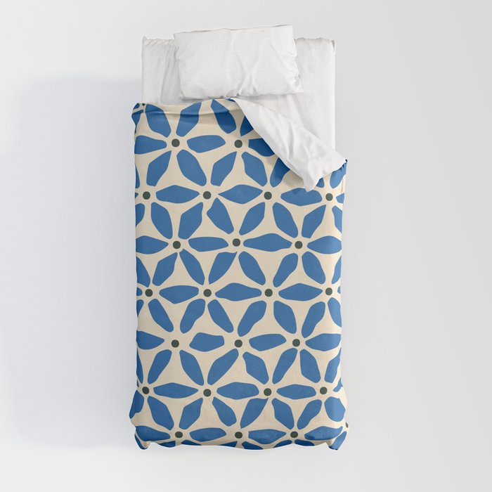 Blue flower pattern Duvet Cover Gallery Image 4