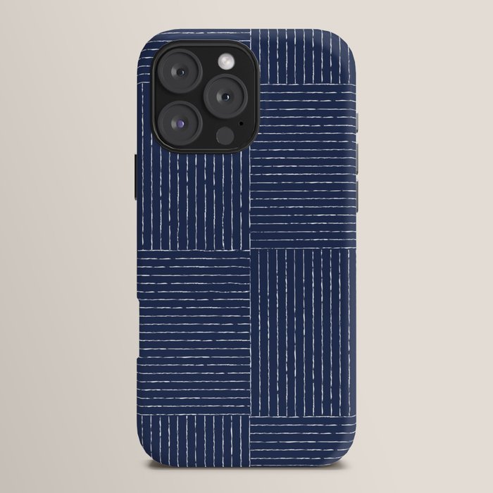 Lines III (Navy) iPhone Case Gallery Image 16