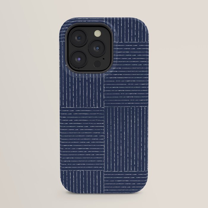 Lines III (Navy) iPhone Case Gallery Image 23