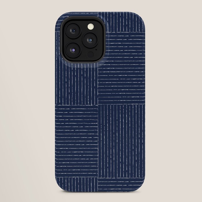 Lines III (Navy) iPhone Case Gallery Image 28