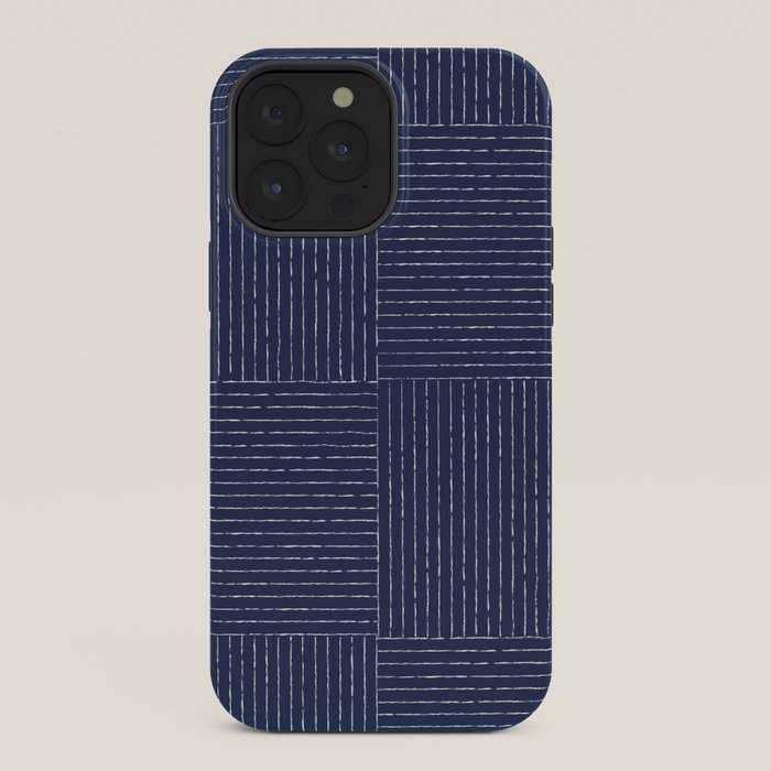 Lines III (Navy) iPhone Case Gallery Image 36