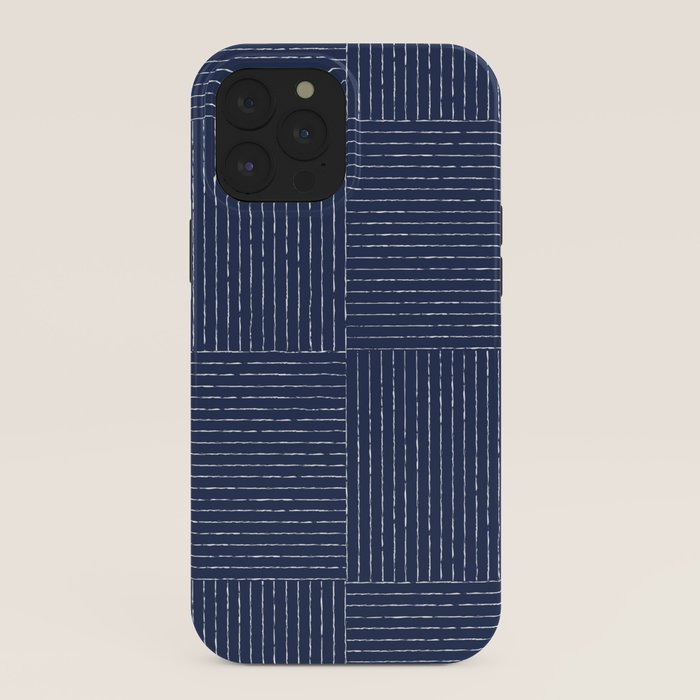 Lines III (Navy) iPhone Case Gallery Image 40
