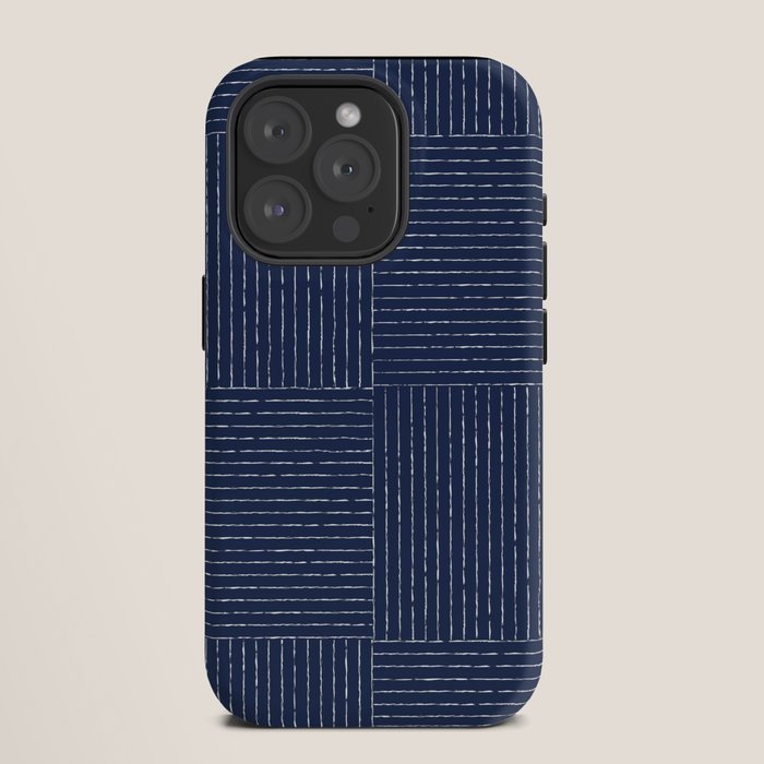 Lines III (Navy) iPhone Case Gallery Image 11