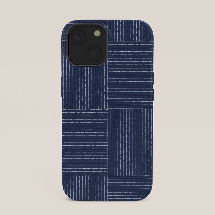 Lines III (Navy) iPhone Case Gallery Image 33