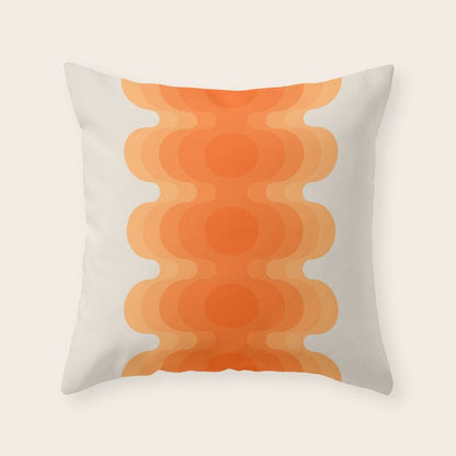 Echoes - Creamsicle Throw Pillow Gallery Image 5