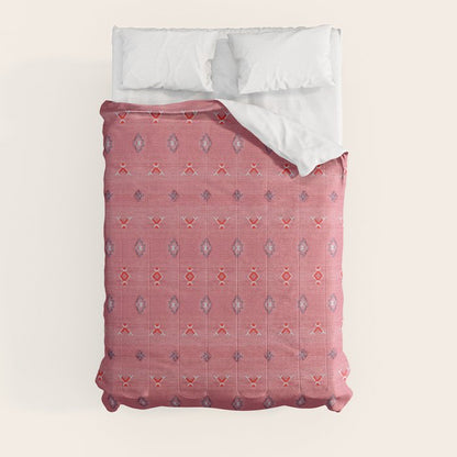 Lovely Pink Oriental Traditional Moroccan Handmade Printable Style Comforter Gallery Image 8