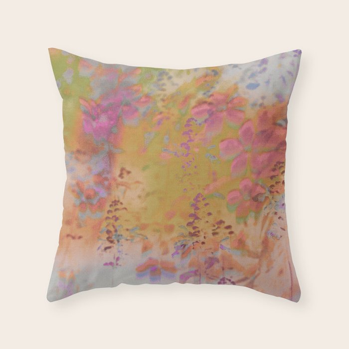 Florally Yours Throw Pillow Gallery Image 1