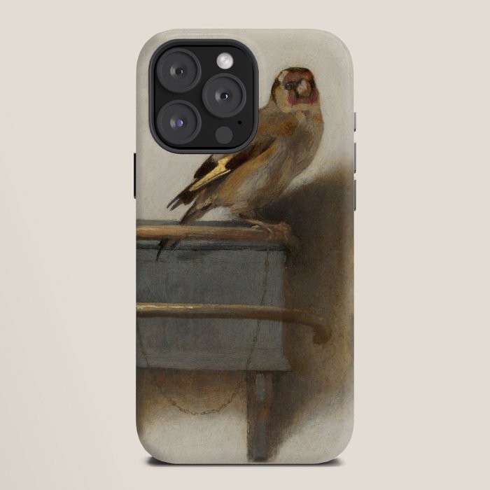 The Goldfinch Painting by Carel Fabritius, 1654 iPhone Case Gallery Image 12