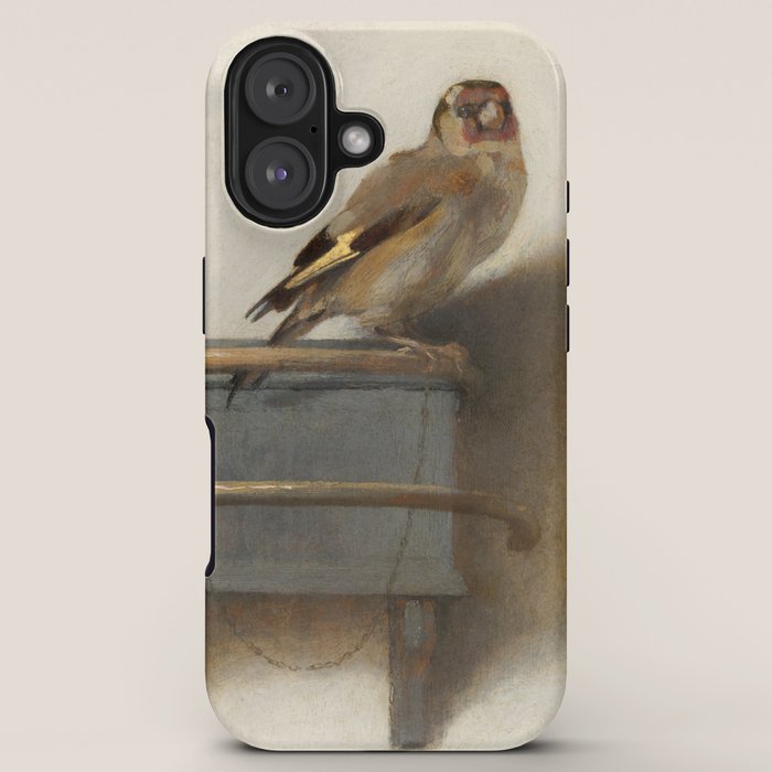 The Goldfinch Painting by Carel Fabritius, 1654 iPhone Case Gallery Image 5