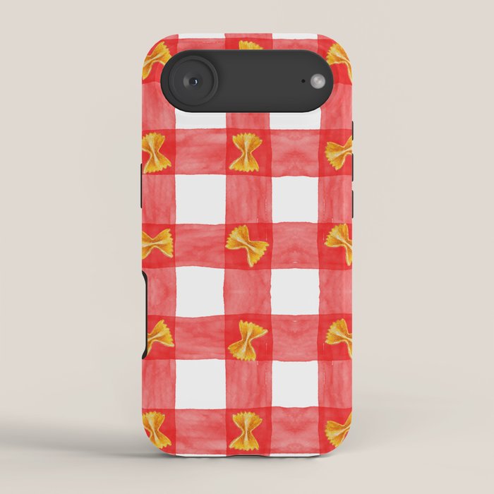 Gingham Pasta iPhone Case Gallery Image 2