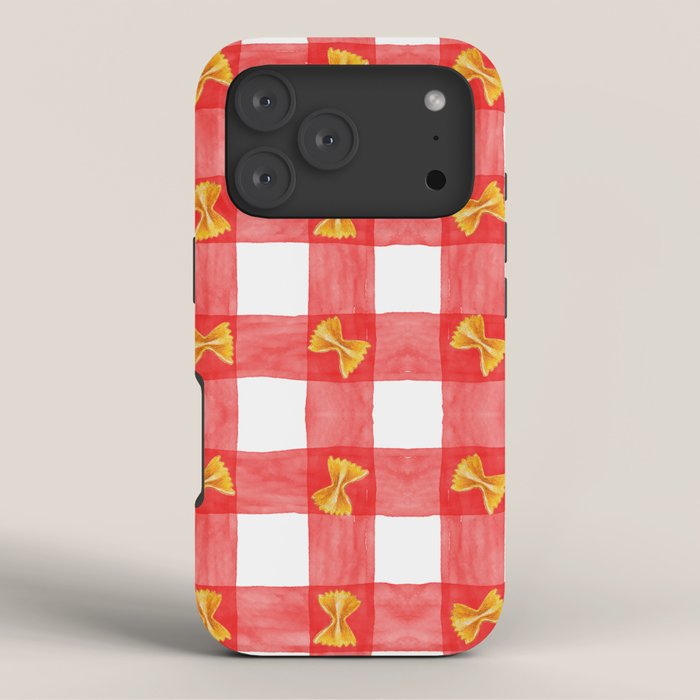 Gingham Pasta iPhone Case Gallery Image 3