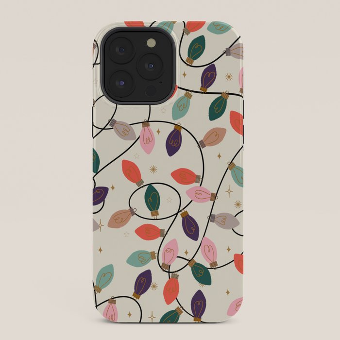 Whimsical Festive String Lights Seamless Pattern iPhone Case Gallery Image 36