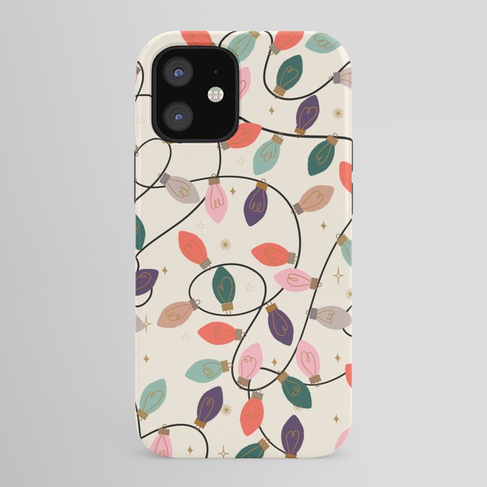 Whimsical Festive String Lights Seamless Pattern iPhone Case Gallery Image 41