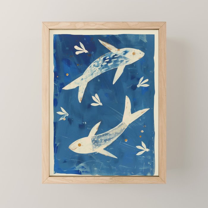 Zen Pond Art Mini Art Print Gallery Image 1