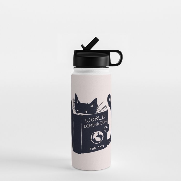 World Domination For Cats Water Bottle Gallery Image 1
