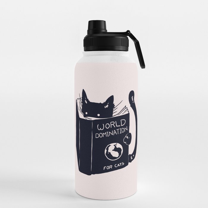 World Domination For Cats Water Bottle Gallery Image 5