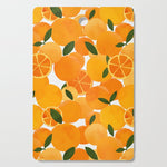 mediterranean oranges still life Cutting Board Gallery Image 1