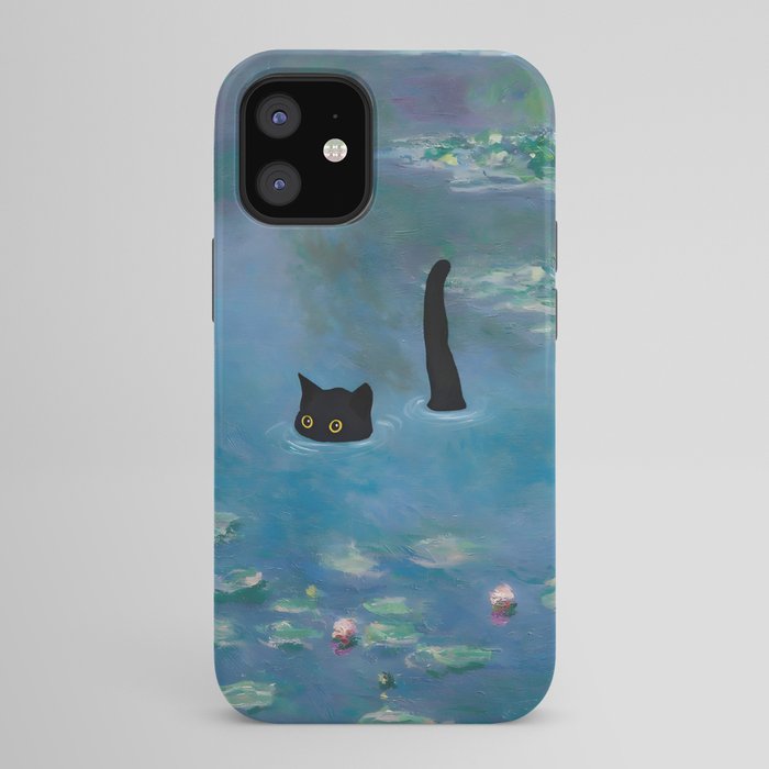 Cat Monet Waterlily iPhone Case Gallery Image 42