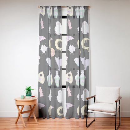 Pastel Goth Window Curtain Gallery Image 20