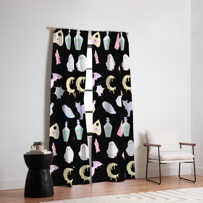 Pastel Goth Window Curtain Gallery Image 2