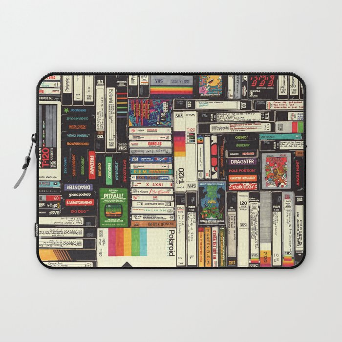 Cassettes, VHS and Video Games Laptop Sleeve Gallery Image 1
