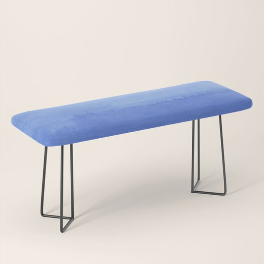 Hand painted navy blue aqua watercolor ombre pattern Bench Gallery Image 1