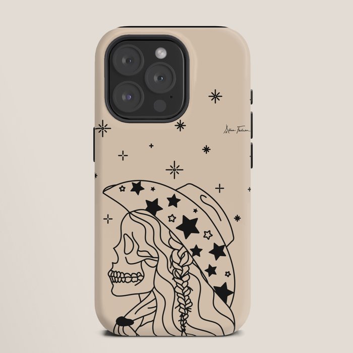 Love or Die Tryinâ - Rhinestone Cowgirl Black & Cream iPhone Case Gallery Image 11