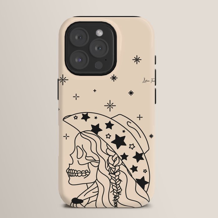 Love or Die Tryinâ - Rhinestone Cowgirl Black & Cream iPhone Case Gallery Image 15