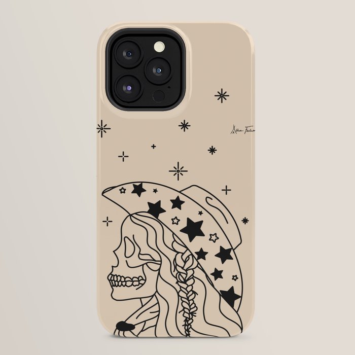 Love or Die Tryinâ - Rhinestone Cowgirl Black & Cream iPhone Case Gallery Image 24