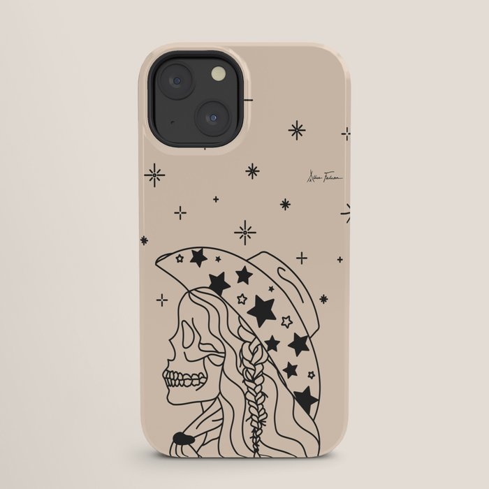 Love or Die Tryinâ - Rhinestone Cowgirl Black & Cream iPhone Case Gallery Image 25