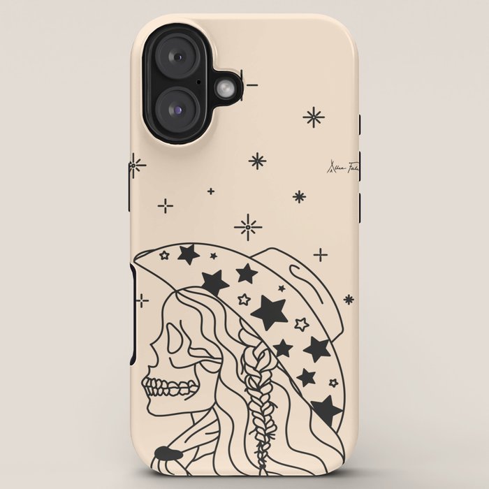 Love or Die Tryinâ - Rhinestone Cowgirl Black & Cream iPhone Case Gallery Image 5