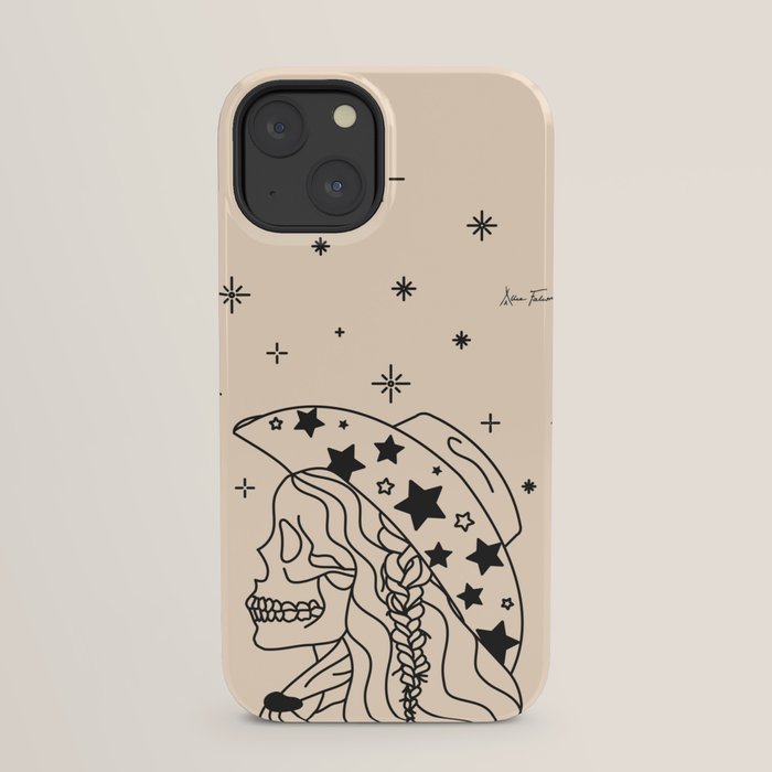 Love or Die Tryinâ - Rhinestone Cowgirl Black & Cream iPhone Case Gallery Image 21