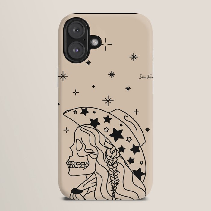 Love or Die Tryinâ - Rhinestone Cowgirl Black & Cream iPhone Case Gallery Image 10