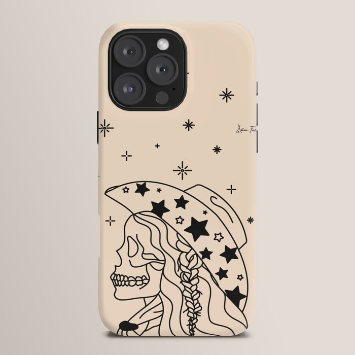 Love or Die Tryinâ - Rhinestone Cowgirl Black & Cream iPhone Case Gallery Image 16